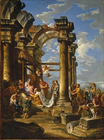 Giovanni Paolo Panini Adoration of the Magi Germany oil painting art